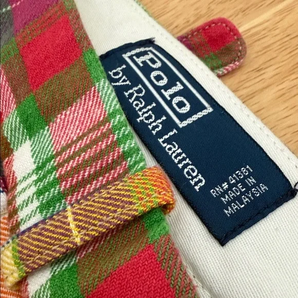 Ralph Lauren Men's Colorful Plaid Chinos